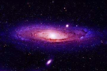 Beautiful galaxy. Background. Elements of this image furnishing NASA. © Artsiom P