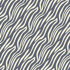 Zebra skin pattern. Animal print for fabric textile design cover wrapping background stock illustration.