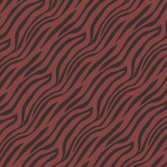 Zebra skin pattern. Animal print for fabric textile design cover wrapping background stock illustration.
