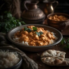 Fragrant Indian Butter Chicken Shot with a Nikon D850 Camera