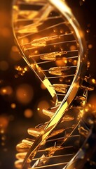 Gold twisted as a genetic type, gold genes people
