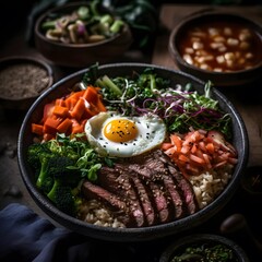 Satisfying Bowl of Korean Bibimbap