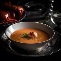 Decadent Lobster Bisque Captured with a Fujifilm X-T30