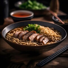 A rich and savory bowl of Japanese ramen