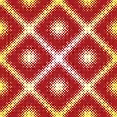 Editable vector seamless tile of a halftone pattern