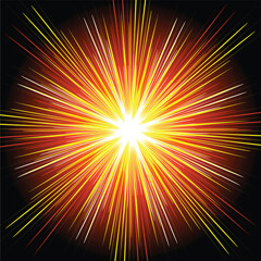 Obraz premium Abstract starburst background