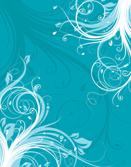Floral vector illustration. Suits well for design.