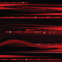 Vector illustration of abstract red square background