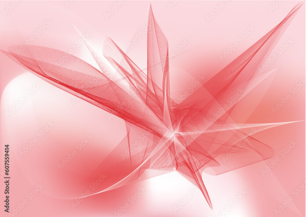 Aufkleber vector illustration - abstract background made of color splashes and curved lines