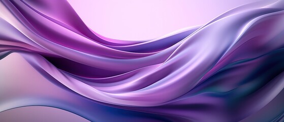 Purple Silk Waves Background for presentation design. Suit for business, corporate, institution, party, festive, seminar, and talks