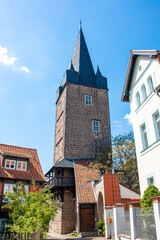 Fototapeta na wymiar Tower of Horror (Schreckensturm) Quedlinburg Saxony-Anhalt Germany