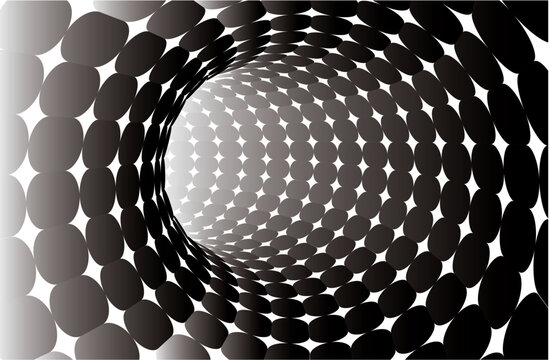 abstract vector tunnel - suitable for background