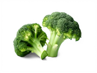 Poster Broccoli isolated on white and transparent background, png © Medard