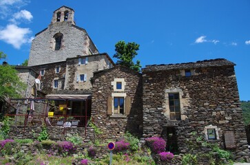 Village of Thines in Ardeche in France, Europe