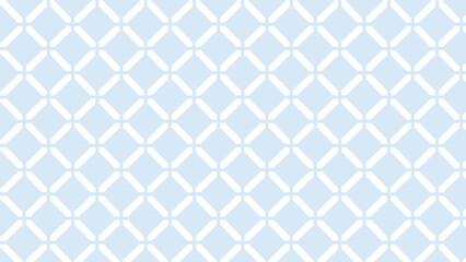 Fototapeta premium Blue and white seamless pattern as ornament