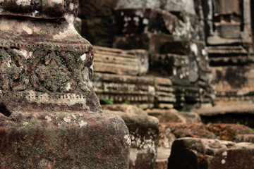 Fototapeta na wymiar old historic angkor wat temple cambodia phnom penh siem reap