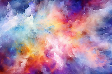 abstract colorful background with space ai generative