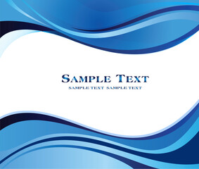 Blue vector abstract background