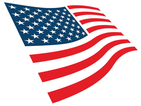 American Flag Graphic vector illustration