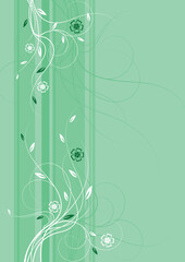 Abstract floral background, element for design.