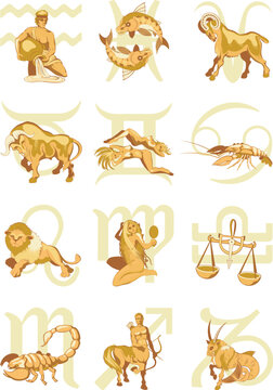 Horoscope symbol. Vector Illustration