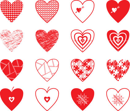 Different kinds of hearts