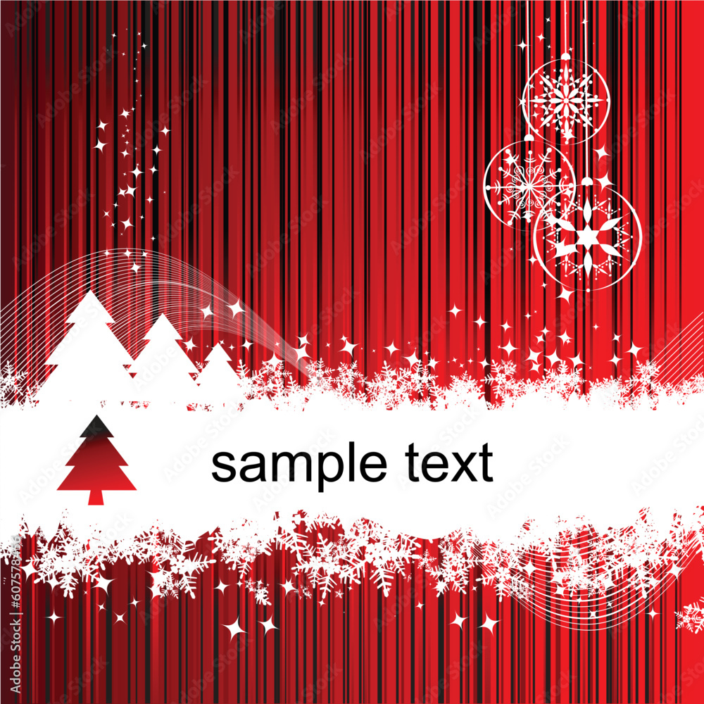 Poster christmas background with place for your text