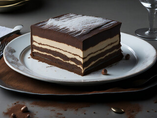 Decadent Tiramisu Delight - Delicia de Tiramisú Decadente (generated with AI)