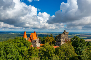 Grodziec Zamek in Poland from above © Roman