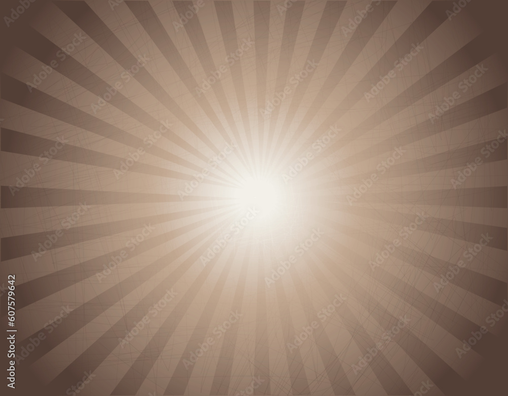 Poster abstract background with rays
