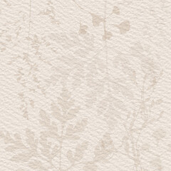 Delicate watercolor botanical digital paper floral background in soft basic nude beige tones - 607581676