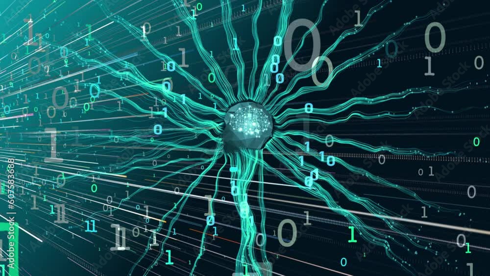 Canvas Prints ai technology background
