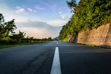 Fototapeta premium road in the countryside