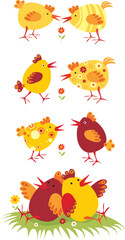 easter chickens