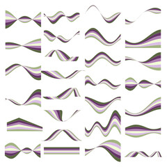Elements for your design, abstract waves