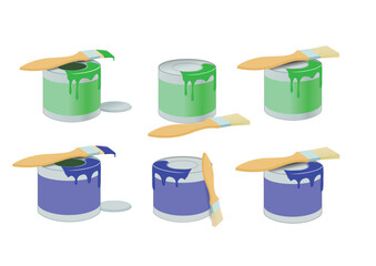 jar paint brush