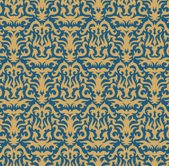 Seamless background from a floral ornament, Fashionable modern wallpaper or textile