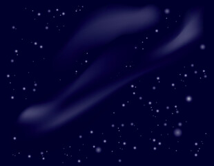 Vector based night sky