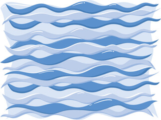 Background of wavy water, vector based