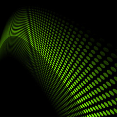 Green dot light pattern absctract background