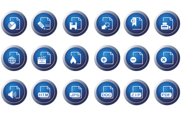 Document and File formats icons