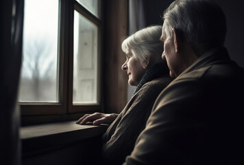 portrait of an elderly couple