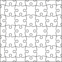 Jigsaw background, fully editable, all pieces are individual. Please check my portfolio for more jigsaw illustrations.