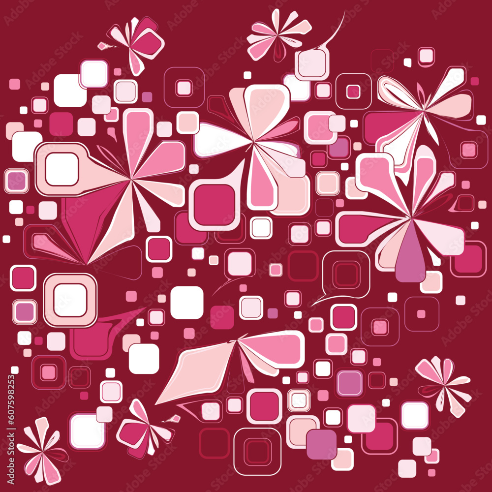 Poster vintage patterns - modern vector design - vector eps format included