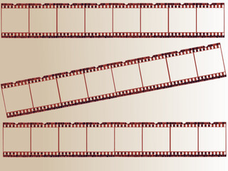 Old Film Srips - Vector