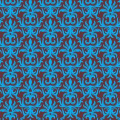 Seamless background from a floral ornament, Fashionable modern wallpaper or textile