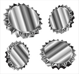 3D bottle caps gear style