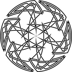 Fototapeta premium Vector file of celtic knot