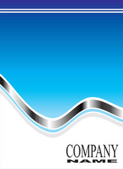 Colorful Business Background with abstract waves motive.