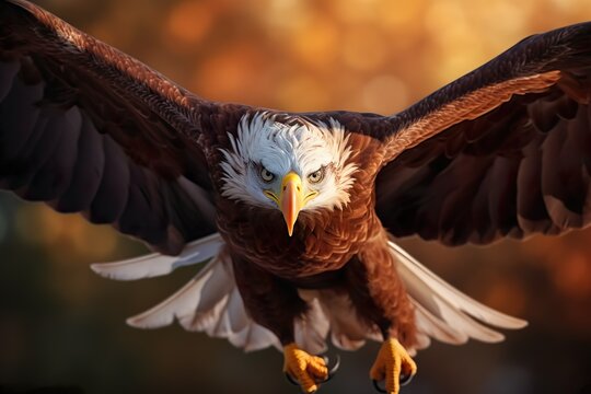 Águila volando imperial